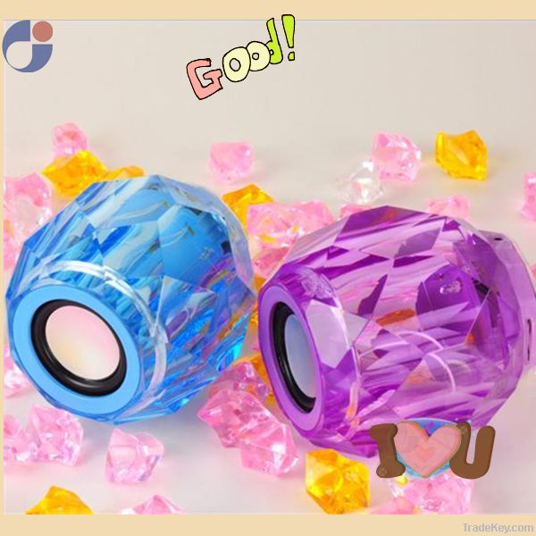 Forever lOVE!! Crystal Mini Speaker for Mp3, iphone, ipod, pc