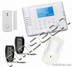 Finseen Quad-band GSM 30zones LCD Wireless home alarm system PSTN