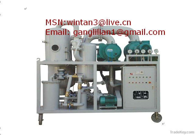 Double-Stage Vacuum Transformer Oil Purifier