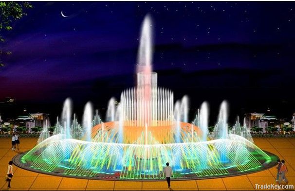 musical dancing fountain