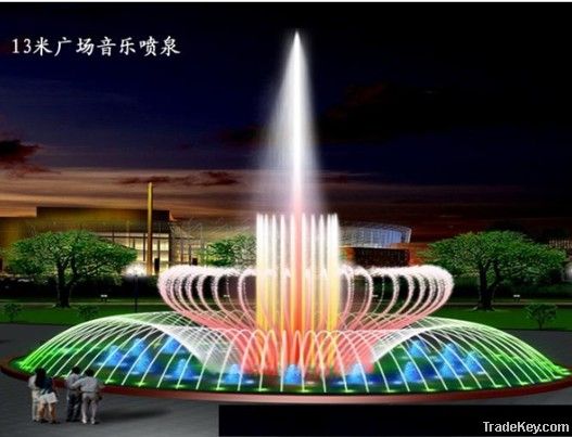 musical dancing fountain