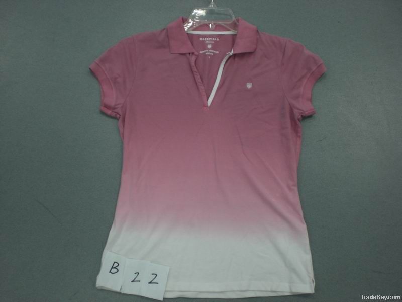 Women's leisure polo shirt