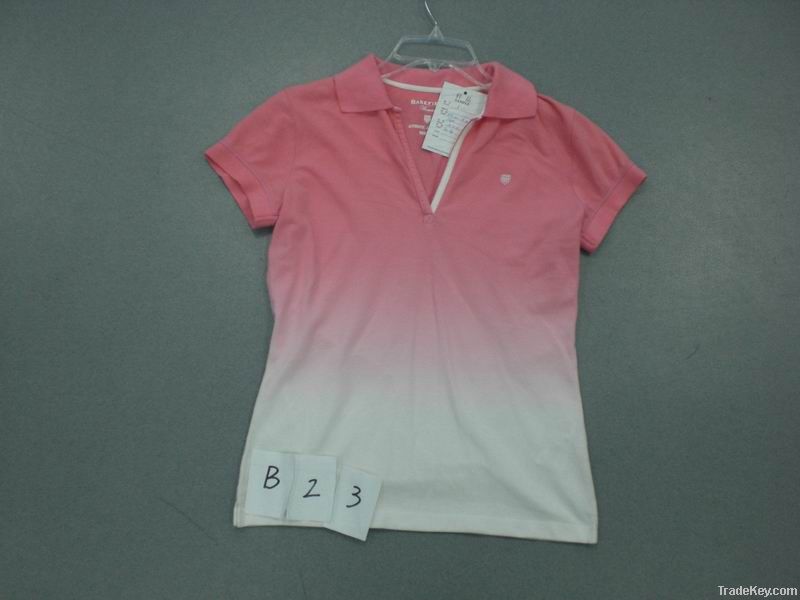 Women's leisure polo shirt