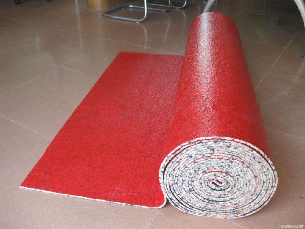 Underlayment for outdoor carpeting