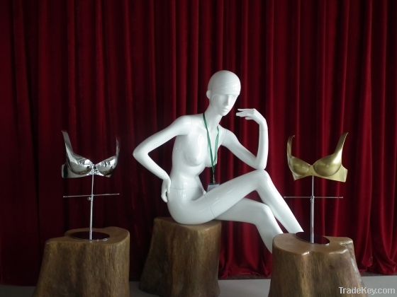 sitting female mannequin