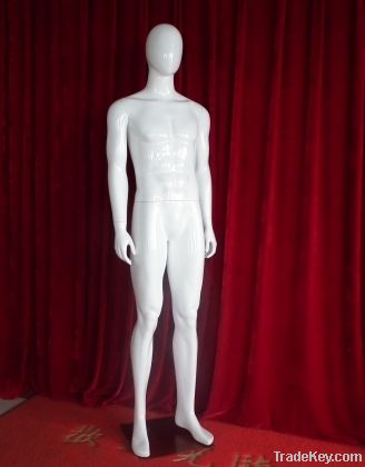 high gloss white male mannequin