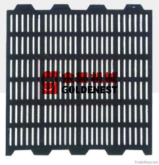 cast iron and plastic slat for poultry farm