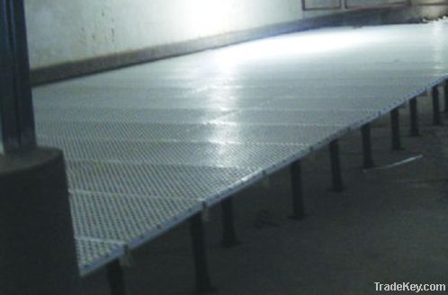 cast iron and plastic slat for poultry farm