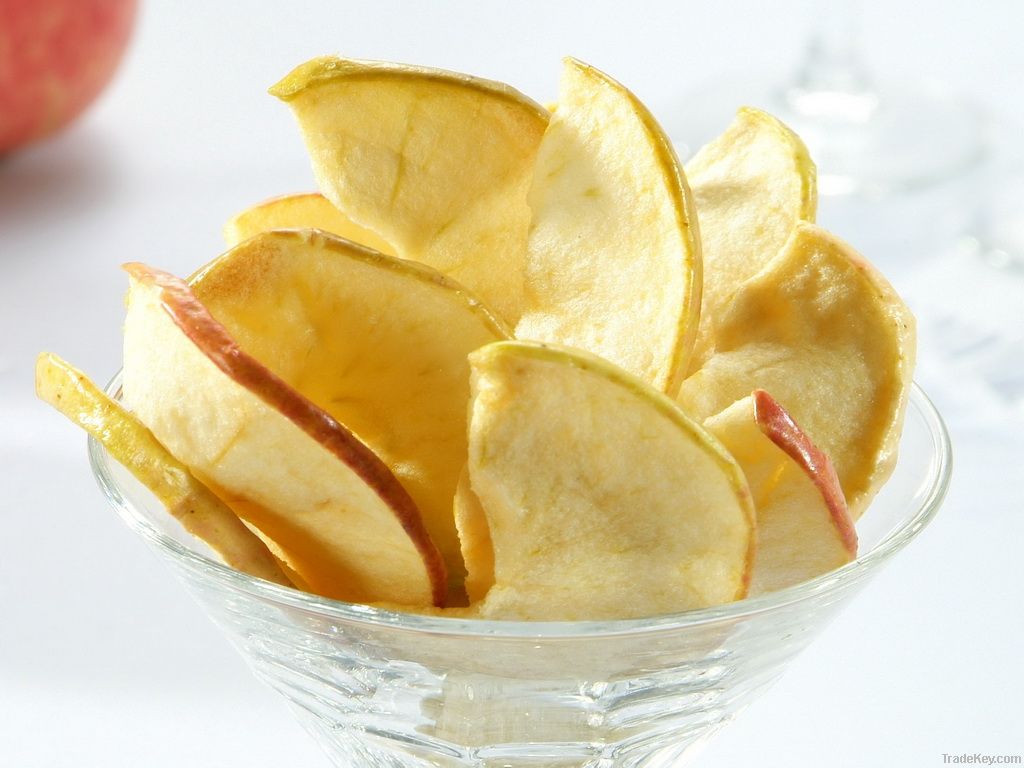 Vacuum Fried apple chips snacks