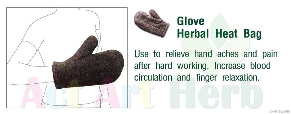 Glove herbal heat bag