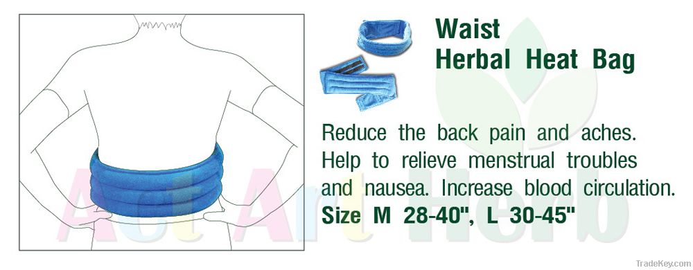 Waist herbal heat bag
