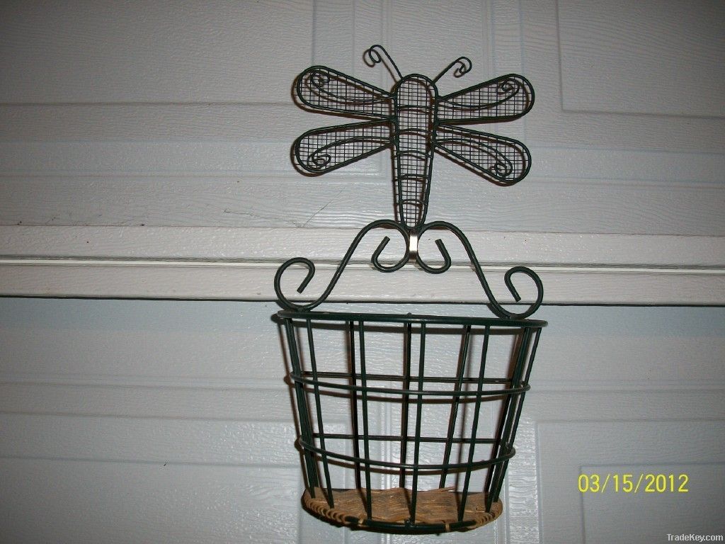 Metal wire basket  wall basket