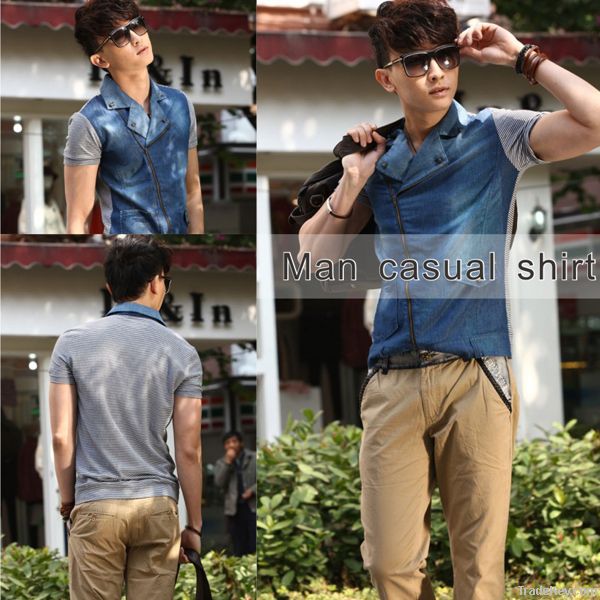 2012 100% Cotton Men's Shirt 50535