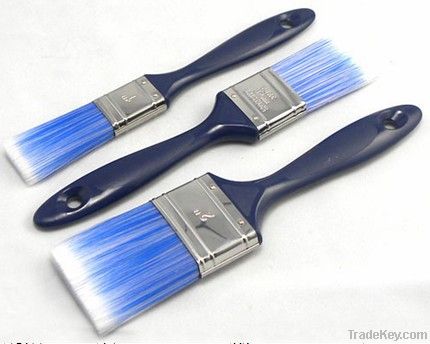 wooden handle synthetic filament paint brush