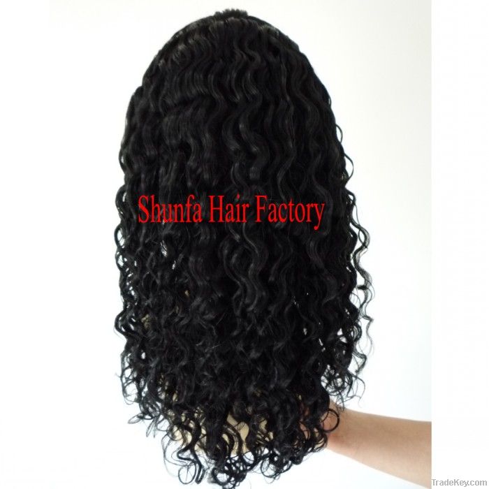 Human Hair Stock Full Lace Wig