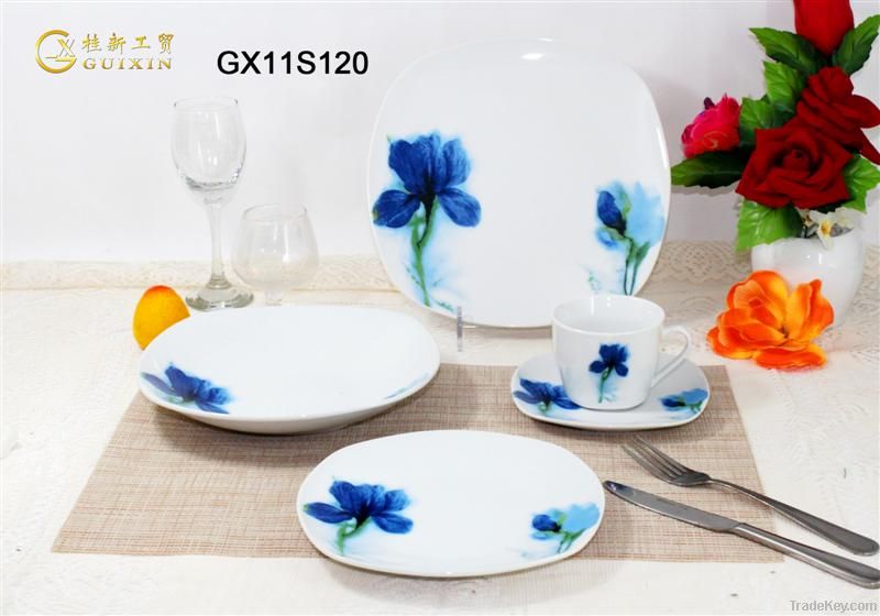 20/30pcs square shape dinner set