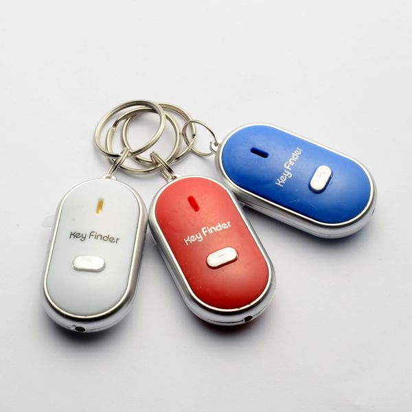 Promotion gift electronic key finder whistle key chains