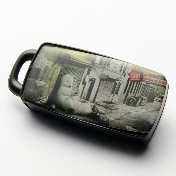 Led electronic whistle key finder key chain