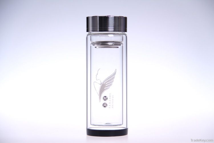 Double Walled Glass Water Thermos
