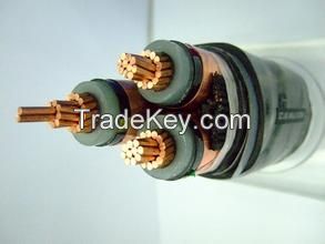 300mm2 XLPE insulation copper conductor Armoured cable