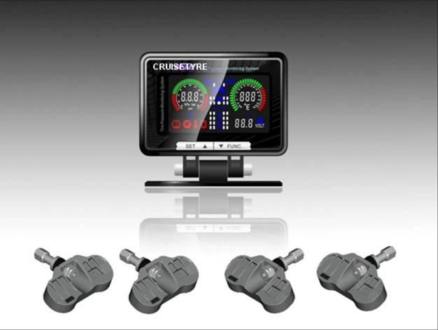 CruiseTyre Tire Pressure Monitoring System [LCD]
