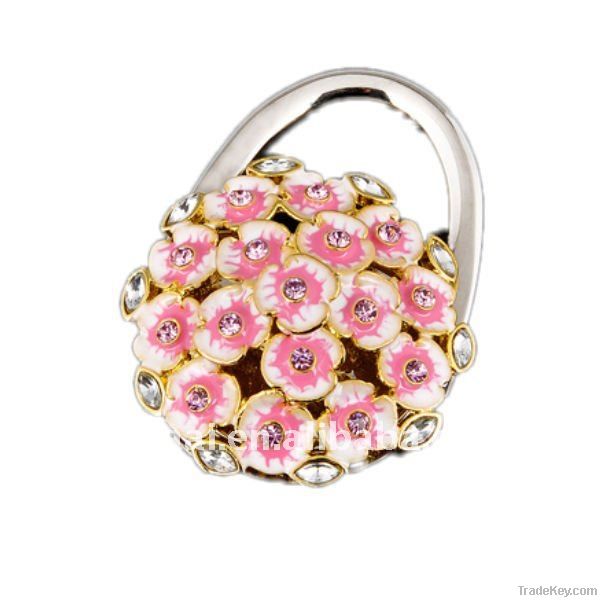 Flower shape bag hanger