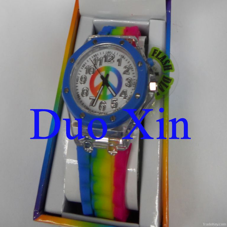 Silicone Strap Watch