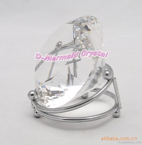 Crystal diamond paperweight, crystal diamond decoration