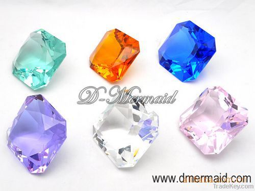 Crystal diamond paperweight, crystal diamond decoration