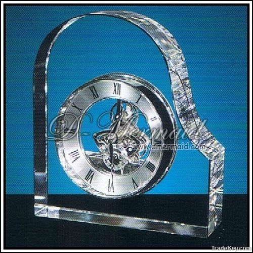 new cristal table clock, nice business gift