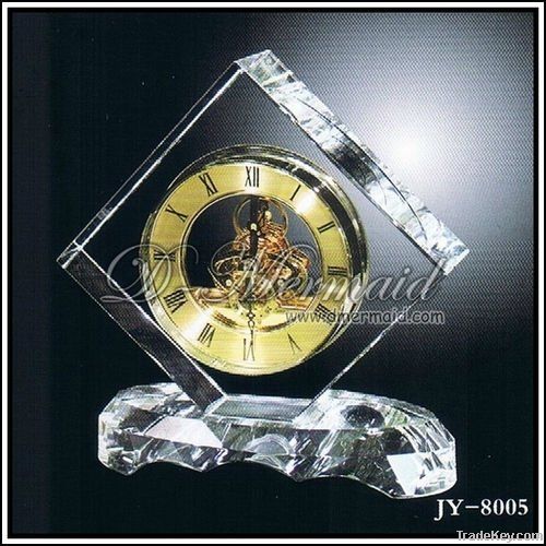 new cristal table clock, nice business gift