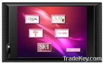Touch screen advertising player