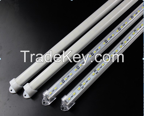 220V durable outdoor waterproof led rigid strip light with aluminum channel /72 led 5630 per meter