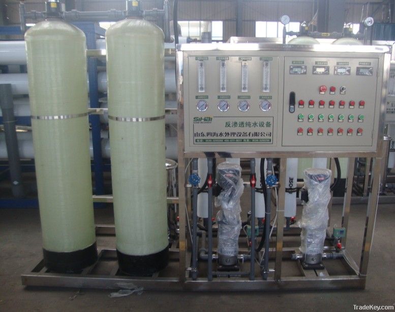 500L/H pure water machine with activate carbon filter and RO system