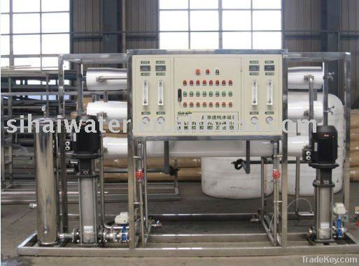 3000l/h double stage reverse osmosis system water treatment machine