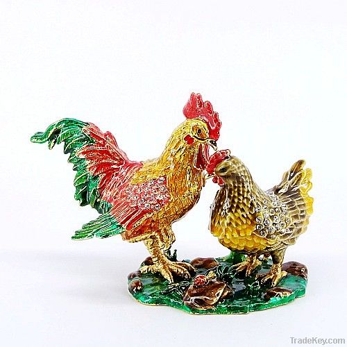 chicken designed tourist souvenirs gift box(QF3461)