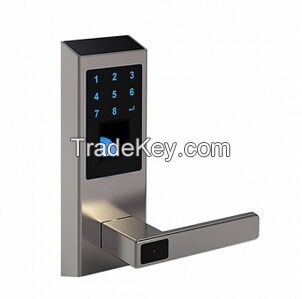 Fingerprint door lock also called touch screen door lock used in security door, office door, bedroom door