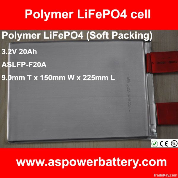 Hot-sale 3.2V 20Ah LiFePO4 Rechargeable EV Battery Packs