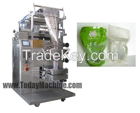 Automatic standup pouch packing machine