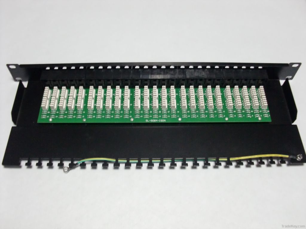 50 Ports RJ45  Voice &amp; data patch panel