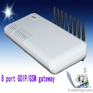 8 Channel VoIP GSM Gateway GoIP 8