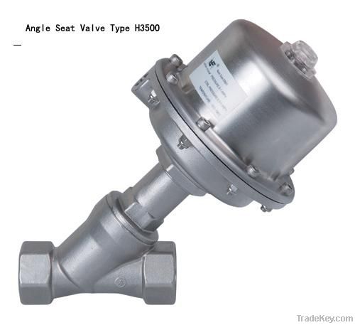 stainless steel angle seat valve type H3500