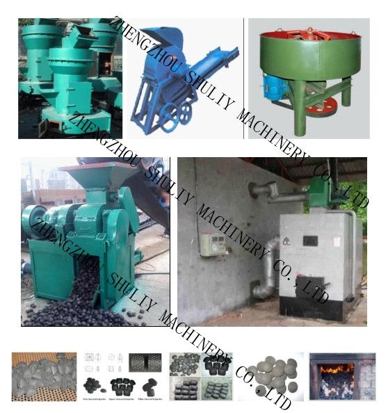 Hydraulic type charcoal briquette machine