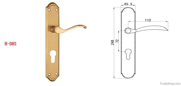 brass door handle-(H-DH)series