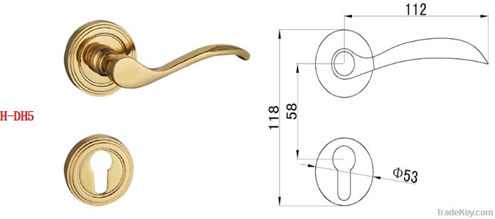 brass door handle-(H-DH)series