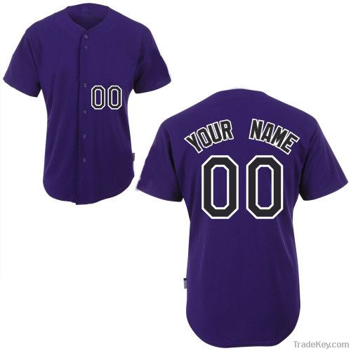 Rockies Alternate Any Name Any # Custom Baseball Jersey Uniforms