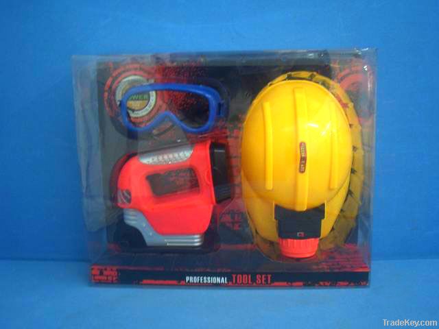 Plastic toys tools set