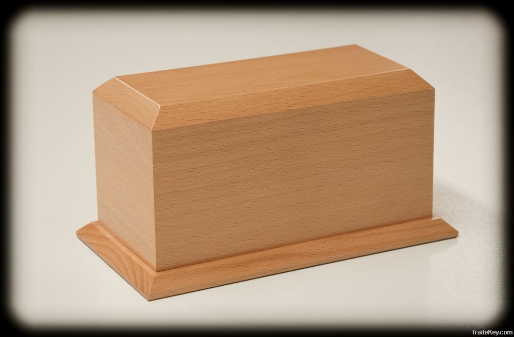 wooden urns caskets