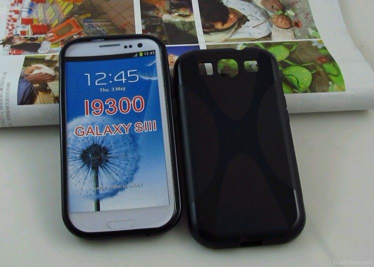 TPU "X" design case for Samsung Galaxy S3