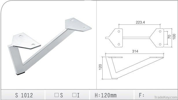 stainless steel sofa leg S1012